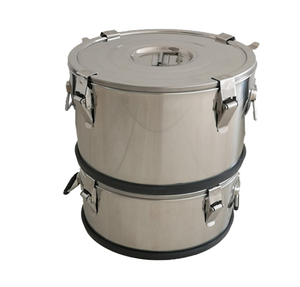 DFC01 Baril isotherme en métal de qualité supérieure pour le stockage des aliments, seau verrouillable avec couvercle, thermos - Product Image 6