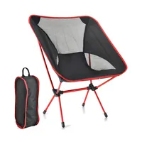 Kursi Backpacking Berkemah Lipat Ringkas, Kursi Piknik Bahan Aloi Aluminium Portabel Ultra-ringan untuk Memancing Di Piknik dan Berkemah