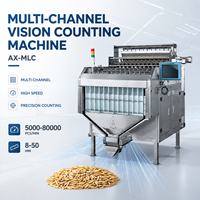 Compteur de vision électrique automatique à commande PLC, haute productivité, facile à utiliser, en acier inoxydable, pour chocolats, bonbons et gommes