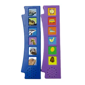 Customized Animal Daily Life Sound Cognition Crescent Moon Shaped Sound Board Device For Sound Books With Books Printing Service