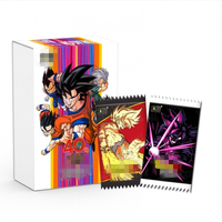 Vente en gros 11 Styles Dragon DBZ SSR Anime Mystère Surprise Boîte Carte à jouer
