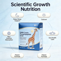 Boisson liquide nutritive pour la croissance, boisson aux peptides pour le sommeil, boisson supplémentaire en calcium pour enfants, liquide oral au caséine phosphopétide
