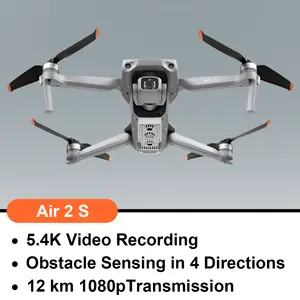 Drone desain lipat Air 2 S 5G Gps, Drone profesional kamera ganda 4K Hd, Hover aliran optik daya tahan lama