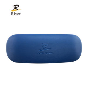 卸売カスタムロゴ生地リネン眼鏡金属ケースサングラス包装ボックス眼鏡ケース - Product Image 2