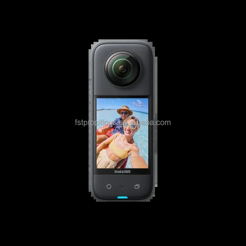 หุ้นInsta360 X3 กีฬากล้องกันน้ํา 1/2 "48MPเซ็นเซอร์HDR 5.7K 360 72MP 2.29 ''หน้าจอสัมผัส100% เดิม