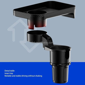 Porte-gobelet multifonctionnel 360 pour voiture, porte-gobelet en silicone, table, plateau alimentaire pour voiture - Product Image 5
