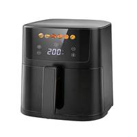 Friteuse à air numérique multifonctionnelle 4L avec fenêtre visible, sans huile, appareil électroménager professionnel