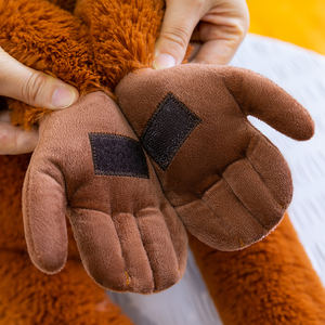 Venta Directa de Fábrica al por Mayor: Peluche de Gorila Marrón de Brazos Largos, Lindo Mono Sentado, Juguete de Peluche Suave y Genial, Muñeco de Gorila - Product Image 6