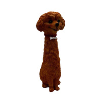 Nouveauté Site Indépendant Transfrontalier : Vase à Fleurs Original en Résine en Forme de Chien, Fait Main, pour la Décoration Intérieure