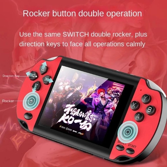 X7S レトロゲーム機 8Gプレーヤー 携帯型ゲーム機 ミニアーケード
