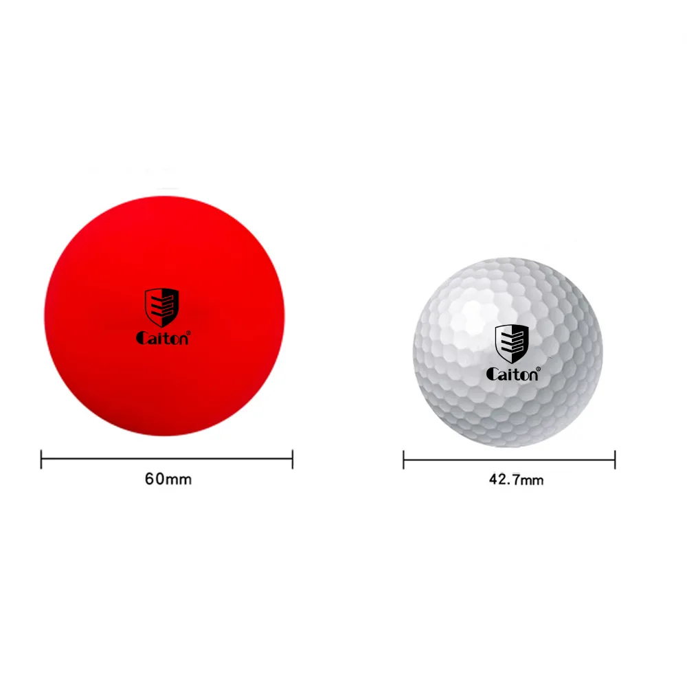 Preiswerter Golfpark-Ball matte glänzende Golfbälle blau gelb rot grün gemischte Farben Dropshipping Park Golfball