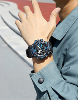 Smael 8072 Nouvelle Montre Homme Tendance, Électronique Digitale de Sport, Étanche avec Lumière Nocturne, Cadeau Idéal pour Hommes