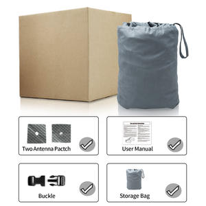 थोक उच्च गुणवत्ता निविड़ अंधकार कार कवर कस्टम लोगो यूनिवर्सल आउटडोर कार कवर के लिए एसयूवी - Product Image 4