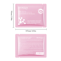 Masque pour les lèvres BIOAQUA à la nicotinamide et au collagène, masque hydratant pour les lèvres pour prévenir les lèvres gercées