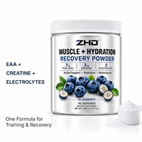 Poudre d'électrolytes et de créatine EAA |   Récupération musculaire et hydratation |   7g d'EAA, 3g de créatine, 3 électrolytes |   30 portions 390g