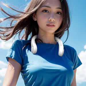 Ventilador de Cuello Recargable, Mini Ventilador Personal Portátil, Manos Libres, para Viajes de Verano al Aire Libre, Bajo Precio, Alta Calidad de Fábrica - Product Image 3