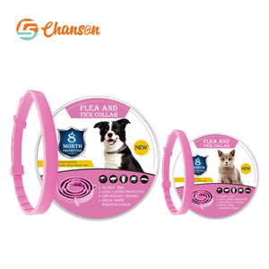 Collar <span class=keywords><strong>Antipulgas</strong></span> y Garrapatas para Mascotas, Material TPR Sólido e Impermeable, con Cierre de Hebilla, para Animales Pequeños, Marca Chanson Pet Supplies - Product Image 1