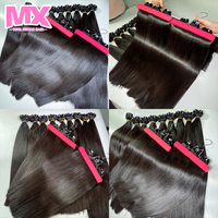Extensiones de Cabello Humano Virgen Vietnamita Liso Sin Procesar de Proveedores, Paquetes de Cabello Natural con Cutícula Alineada, Estilo Ondulado Doble