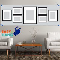 Dekorasi kayu bingkai des murs/seni bingkai dinding hitam