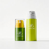 Botella de Plástico PP con Bomba de Vacío de 30ml 50ml 100ml, Envase Cosmético para Suero, Loción, Protector Solar, Crema y Champú