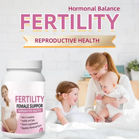 Complément alimentaire pour l'équilibre hormonal, multivitamines, folate, myo-inositol, acide folique, pour la fertilité féminine, en capsules, pour femmes.