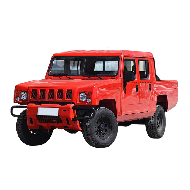 Good Price BAW New Diesel Engine Double Cabin Off-road Mini Jeep Pickup Ride on Car Jeep