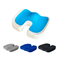 YUE RISE Ergonomisches Design Professionelles Entlastungs-Sitzkissen für Steißbein und Lendenwirbelsäule aus Memory-Schaum-Gel