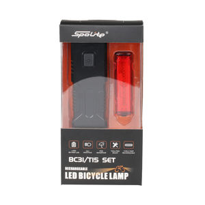 Lumière de guidon de vélo rechargeable par USB 5000mAh 3400 lumens avec klaxon, LED étanche pour <span class=keywords><strong>VTT</strong></span>/vélo de route, conduite nocturne, matériau PC - Product Image 5