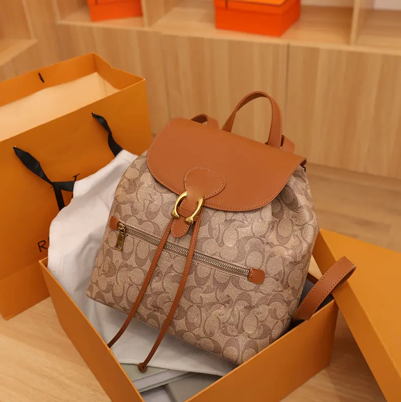 Alibaba-online-shopping designer lady autumn and winter women's one shoulder dust bags handbag backpack luxury for women