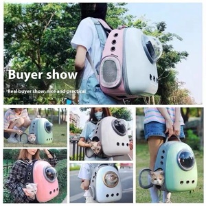 Outgoing Portable Cat Cage Book Packaging and Carrier Dog Backpack for Pet Space Capsule Bag - Product Image 3