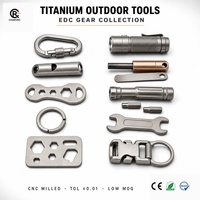 Couteau pliant porte-clés en métal, couteau capsule, porte-clés EDC, coupe-cordon de survie, outil de poche en acier inoxydable avec gravure personnalisée