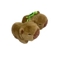 Bracelet en peluche Capybara Panda mignon, poupée Kawaii à porter, bracelet à pression, breloque en peluche, cadeau tendance, vente en gros, 4 styles
