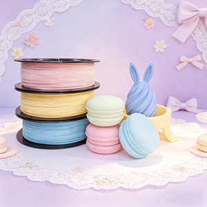 Filament PLA haute vitesse en gros 1,75 mm 1 kg Couleurs pastel Macaron Finition mate douce Impression facile pour jouets et décoration - Product Image 1