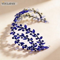 YouLaPan – bandeaux élégants pour femmes, accessoires pour cheveux de mariée, strass faits à la main, adaptés aux banquets, aux fêtes dansantes, YXA226