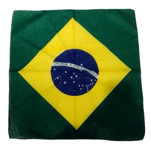Pañuelo Deportivo Personalizado con Cualquier Bandera Nacional, Pañuelo Ecológico de Algodón con la Bandera de República Dominicana para Aficionados, Venta al Por Mayor - Product Image 3