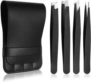 Professional Stainless Steel Eyebrow Kit Great Tweezer Brow Kit for Facial Hair Splinter