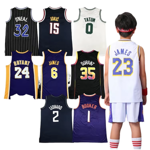 オールチームバスケットボールジャージーカスタム刺繍ステッチ男性スポーツシャツジャージ - Product Image 2