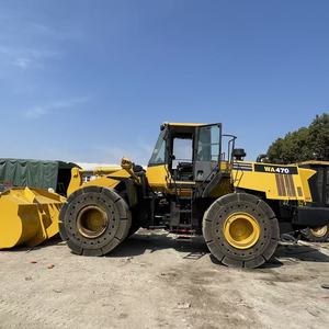 Chargeuse sur pneus Komatsu WA470 d'occasion du Japon, fiable et durable |   Machinerie de construction japonaise longue durée de vie, chargeuse de 6 tonnes, pas cher - Product Image 2