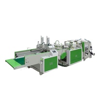 Machine de fabrication de sacs en PE 500x2 entièrement automatique à grande vitesse avec PLC et moteur pour sacs tissés en PP et sacs à fruits