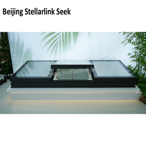<span class=keywords><strong>Lucernario</strong></span> Elettrico Modulare per <span class=keywords><strong>Tetto</strong></span> Piano, Finestra in Alluminio Rivestito in Legno con Sistema di Ventilazione Automatico per Seminterrati e Ville Moderne - Product Image 5