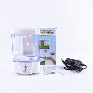 Dispenser di Disinfettante Mani Senza Contatto da 700 <span class=keywords><strong>ml</strong></span> con Sensore e Foro per Spina, per Alcool e Sapone Liquido - Product Image 6