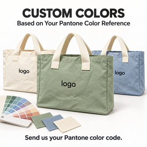 Borsa Tote in Tela con Logo Personalizzato, Grande Capacità, Tessuto Resistente da 12oz, Riutilizzabile <span class=keywords><strong>per</strong></span> Shopping, Regalo Promozionale Aziendale - Product Image 4