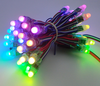 5m 12v Led Point Pixel Guirlande Lumineuse 50 Ampoules Ws2811 Permanent Noël Vacances Lumières Extérieures RVB Ic Éclairages