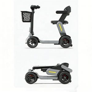 Trottinettes électriques 2026 en gros d'usine à quatre roues, pneus pleins puissants, frein électromagnétique, pour adultes et déplacements professionnels - Product Image 1