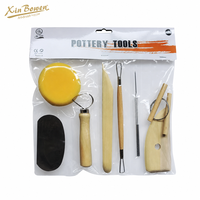 Ensemble d'outils de poterie professionnels Xin Bowen 61 pièces, kit de sculpture de l'argile multifonctionnel pour la sculpture céramique, le modelage et l'artisanat