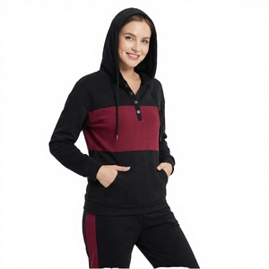 เสื้อฮู้ดดี้คอกลมทรงหลวม รุ่น WX730625 ผ้าถักเนื้อแน่น ไม่หดตัว เหมาะสำหรับใส่ลำลองและเล่นกีฬา สำหรับทุกเพศ - Product Image 2