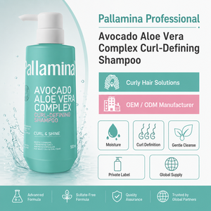 Champú Definidor de Rizos Pallamina para Cabello Rizado, Complejo de Aguacate y <span class=keywords><strong>Aloe</strong></span> <span class=keywords><strong>Vera</strong></span>, Limpieza Suave e Hidratante, 500 ml - Product Image 5