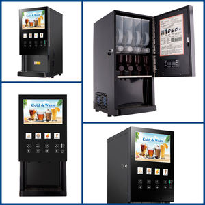 เครื่องจำหน่ายชาและกาแฟอัตโนมัติ Aidewo YKT4-01 สำหรับร้านอาหาร โรงแรม ใช้งานเชิงพาณิชย์ ผลิตชาและกาแฟร้อนได้ทันที 10 แก้ว/นาที - Product Image 2