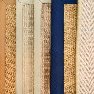 Tappeto in Sisal Intrecciato <span class=keywords><strong>a</strong></span> Spina di Pesce per Interni, con Bordo Autoaderente in Fibra Naturale, Personalizzabile con Logo OEM, Vendita Calda - Product Image 2