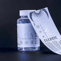 Bouteille de produits chimiques personnalisée impression étanche UV fabricants d'étiquettes produit d'emballage adhésif hologramme logo étiquettes autocollants